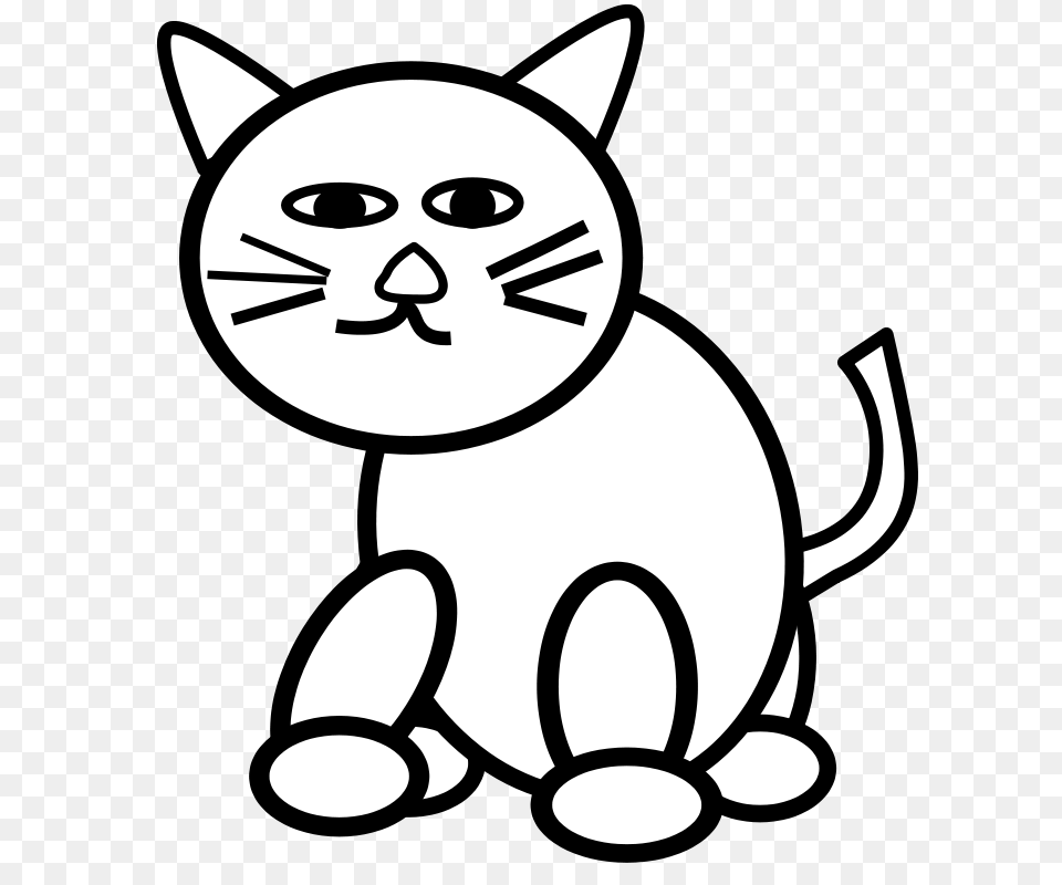 Kitten Clip Art Images, Stencil, Animal, Cat, Mammal Png
