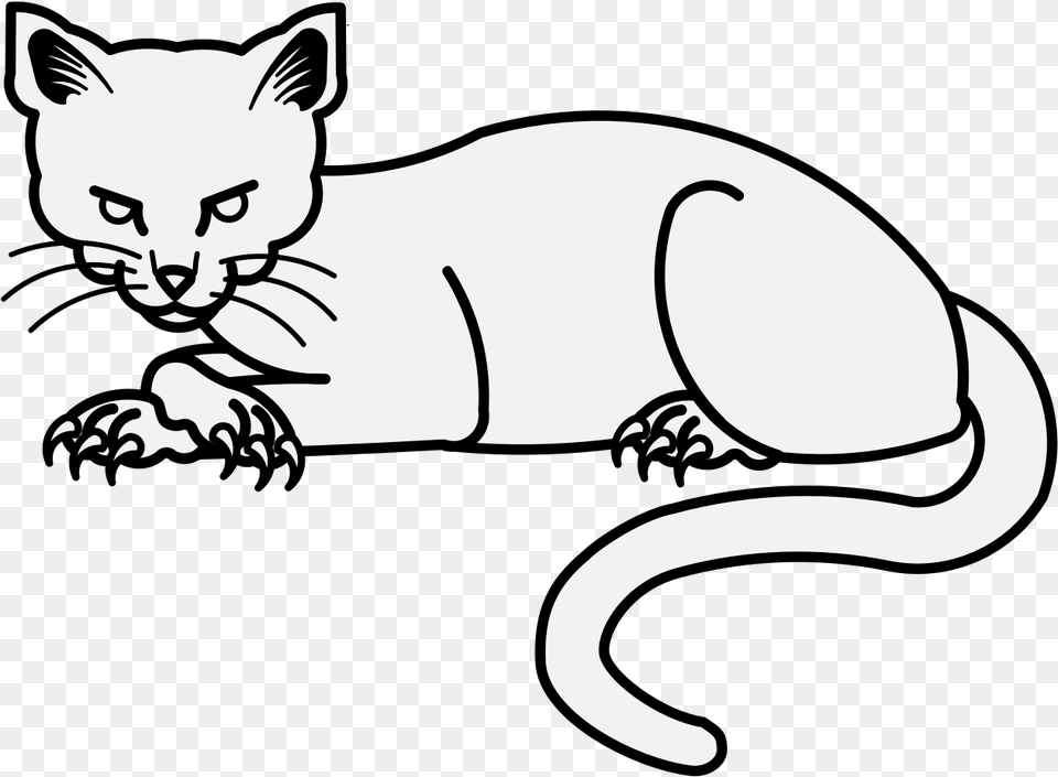 Kitten Download Kitten, Stencil, Animal, Cat, Mammal Free Transparent Png