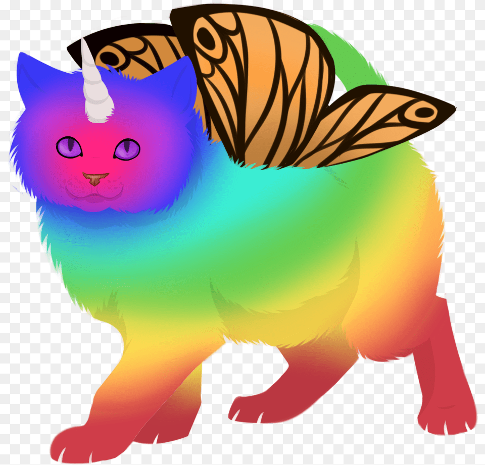 Kitten Drawing Unicorn Kitten, Animal, Cat, Mammal, Manx Free Transparent Png