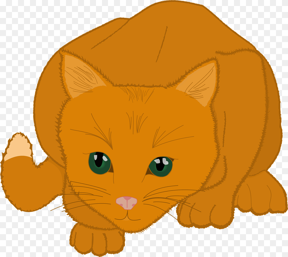 Kitten Hunting Clipart, Baby, Person, Face, Head Png
