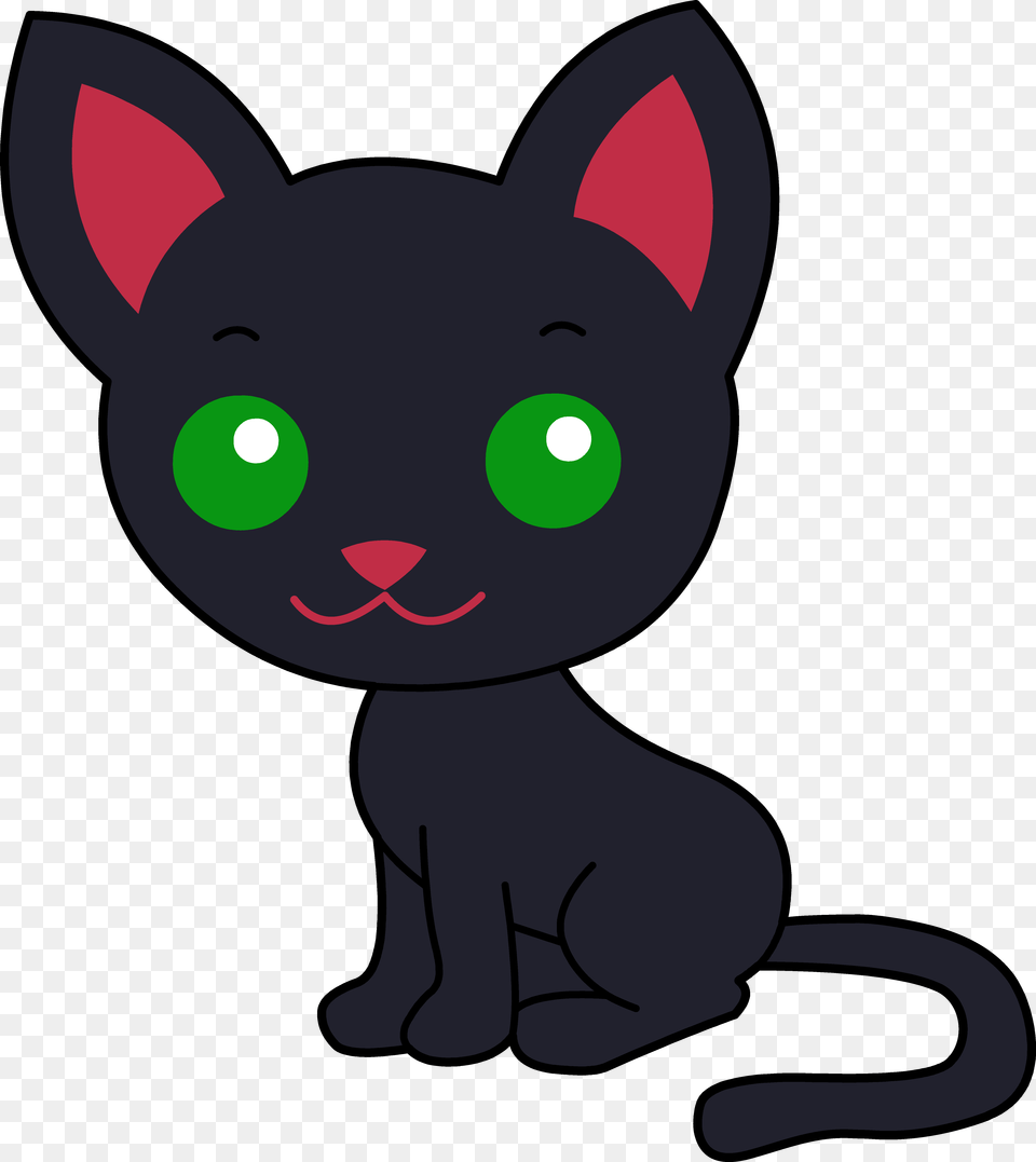 Kitty Cat Clip Art, Animal, Mammal, Pet, Black Cat Free Png