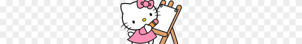 Kitty Clipart Cute Hello Kitty Clipart, Brush, Device, Tool, Dynamite Free Png