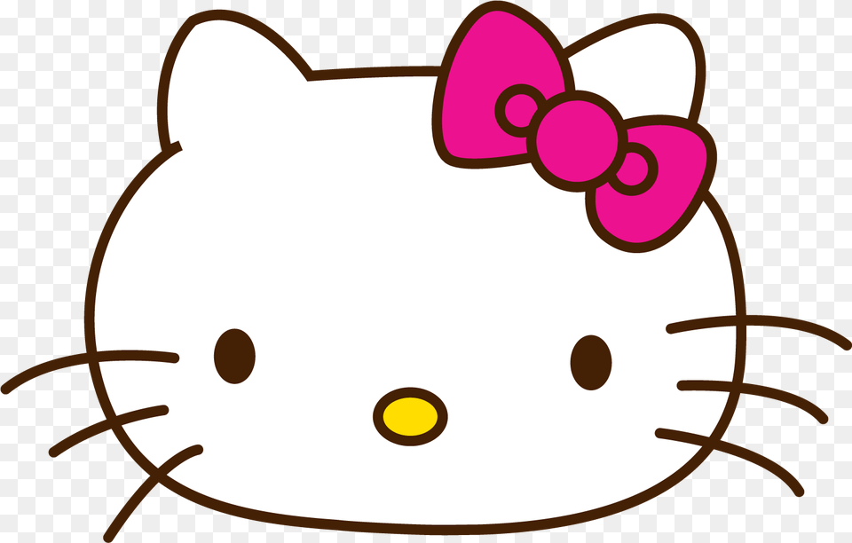 Kitty Face Hello Kitty Happy Face Download Transparent Hello Kitty Face, Ball, Rugby, Rugby Ball, Sport Free Png