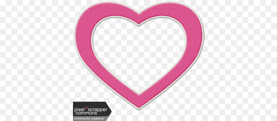 Kitty Love Element Pink Heart Frame Graphic By Holly Wolf Pink Heart Frame, Disk Free Png Download
