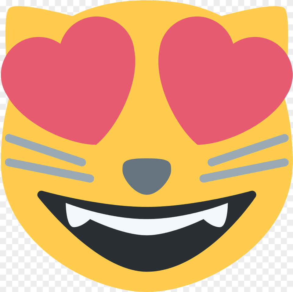 Kitty With Heart Eyes Emoji, Mask Free Transparent Png