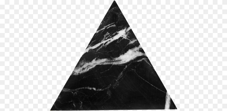 Kiwano Black Marble Triangle Coasters Set Of 4 Black Marble Triangle Png Image