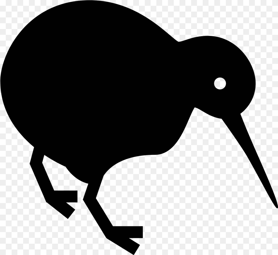 Kiwi Bird, Gray Free Transparent Png