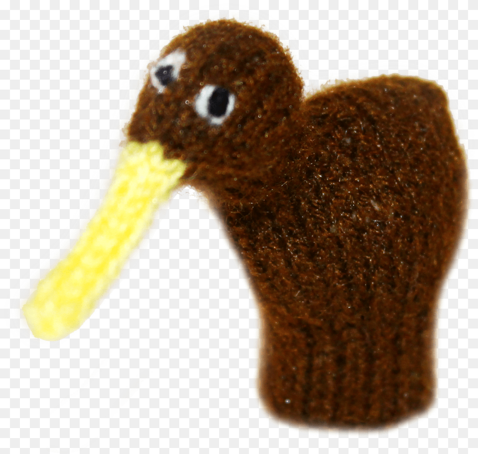 Kiwi Bird Finger Puppet Crochet, Animal, Beak, Bear, Mammal Free Png Download