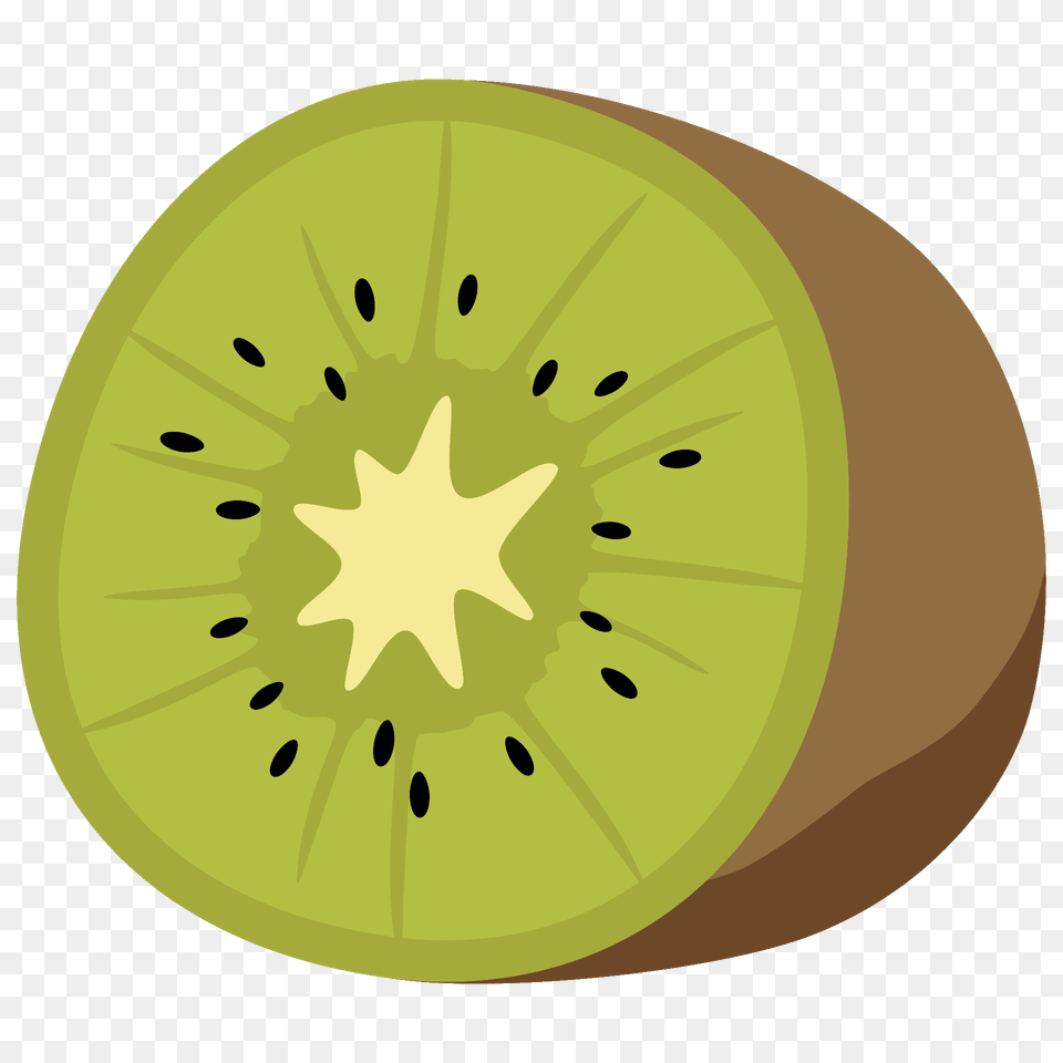 Kiwi Fruit Emoji Clipart, Food, Plant, Produce, Face Png Image