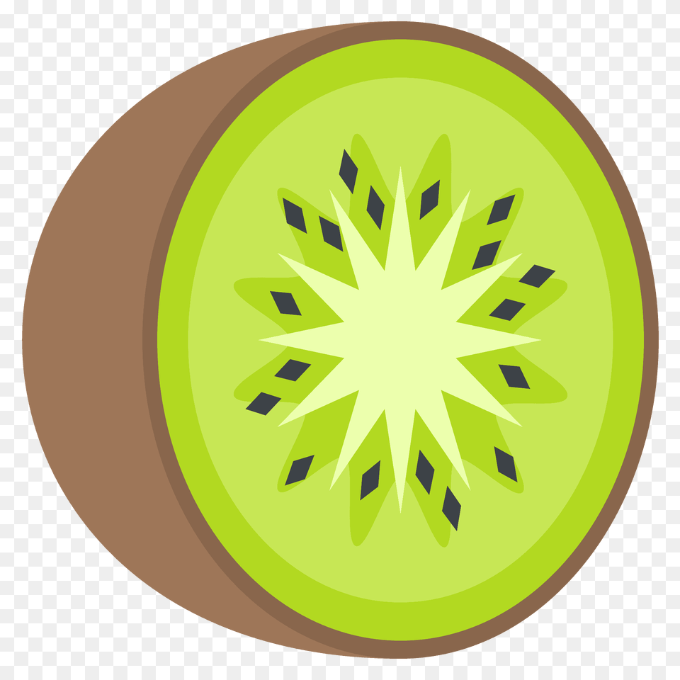 Kiwi Fruit Emoji Clipart, Food, Plant, Produce Png Image