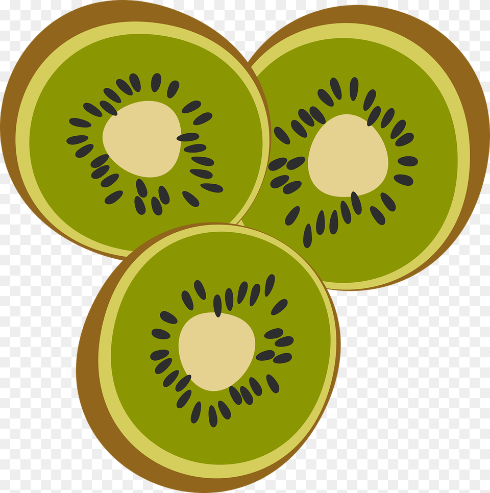 Kiwi Fruit Fruit Food Healthy Yellow Fresh Health Circle, Produce, Plant, Blade, Sliced Free Transparent Png