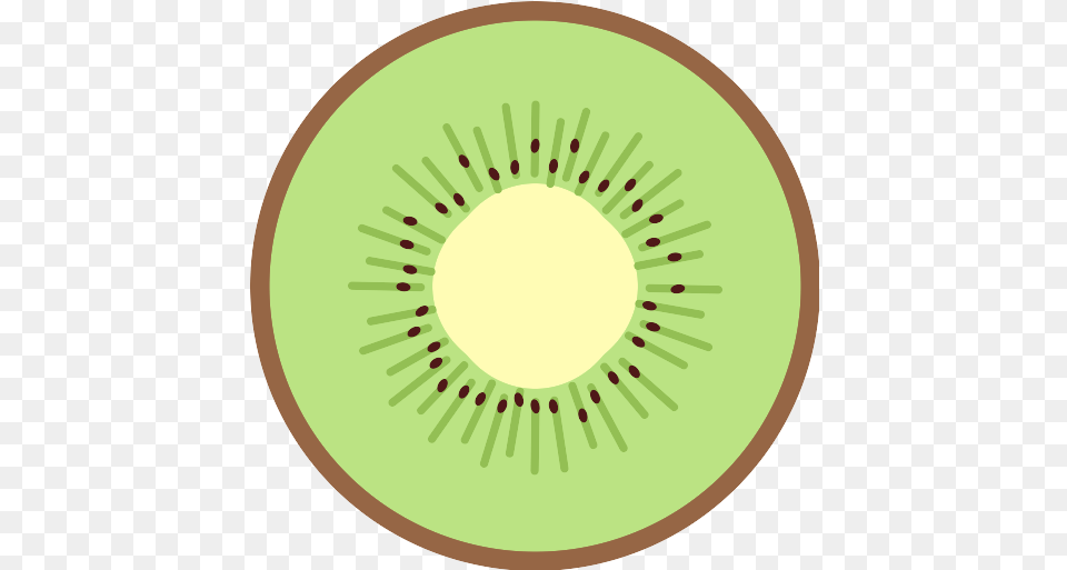 Kiwi Icon Circle, Food, Fruit, Plant, Produce Png