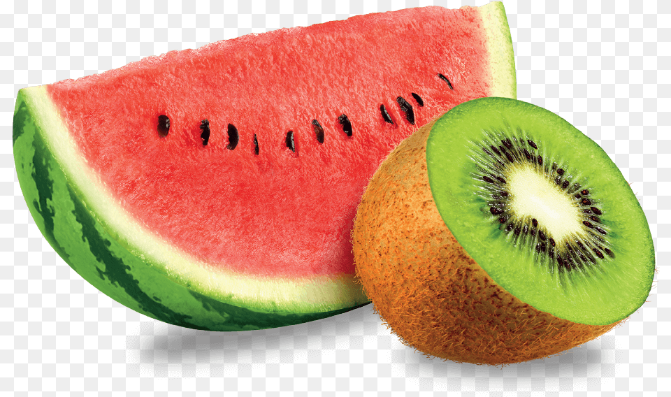 Kiwi Watermelon Kiwifruit, Food, Fruit, Plant, Produce Free Transparent Png