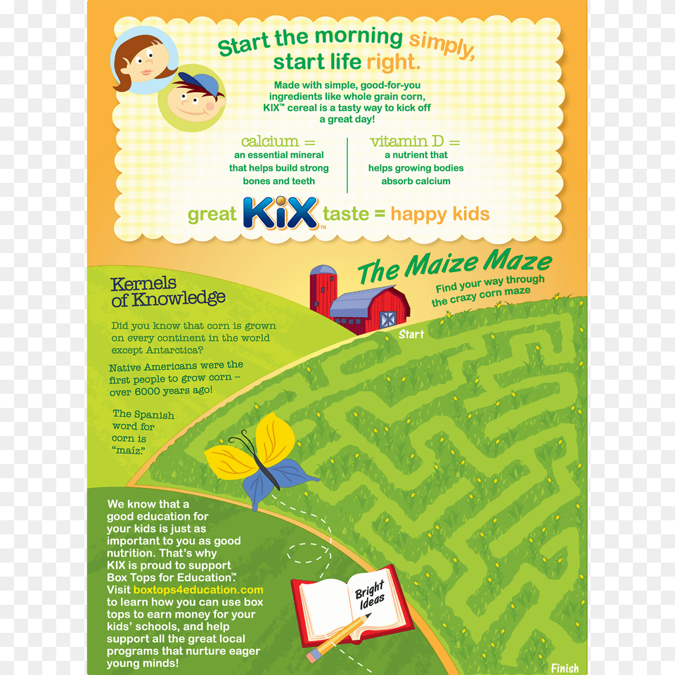 Kix Breakfast Cereal Crispy Corn Puffs Cereal Oz, Advertisement, Poster, Baby, Person Free Png Download