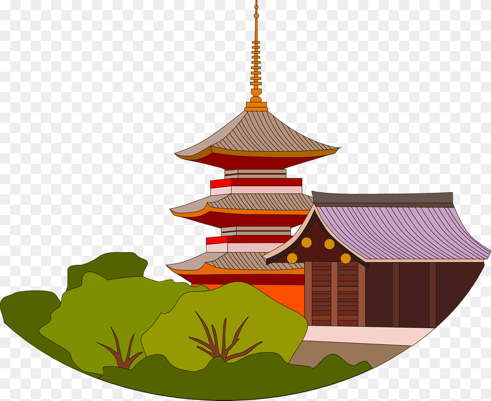 Kiyomizu Dera Clipart, Architecture, Building, Pagoda, Prayer Free Transparent Png