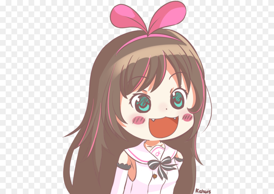 Kizuna Ai Chibi, Book, Comics, Publication, Person Png Image