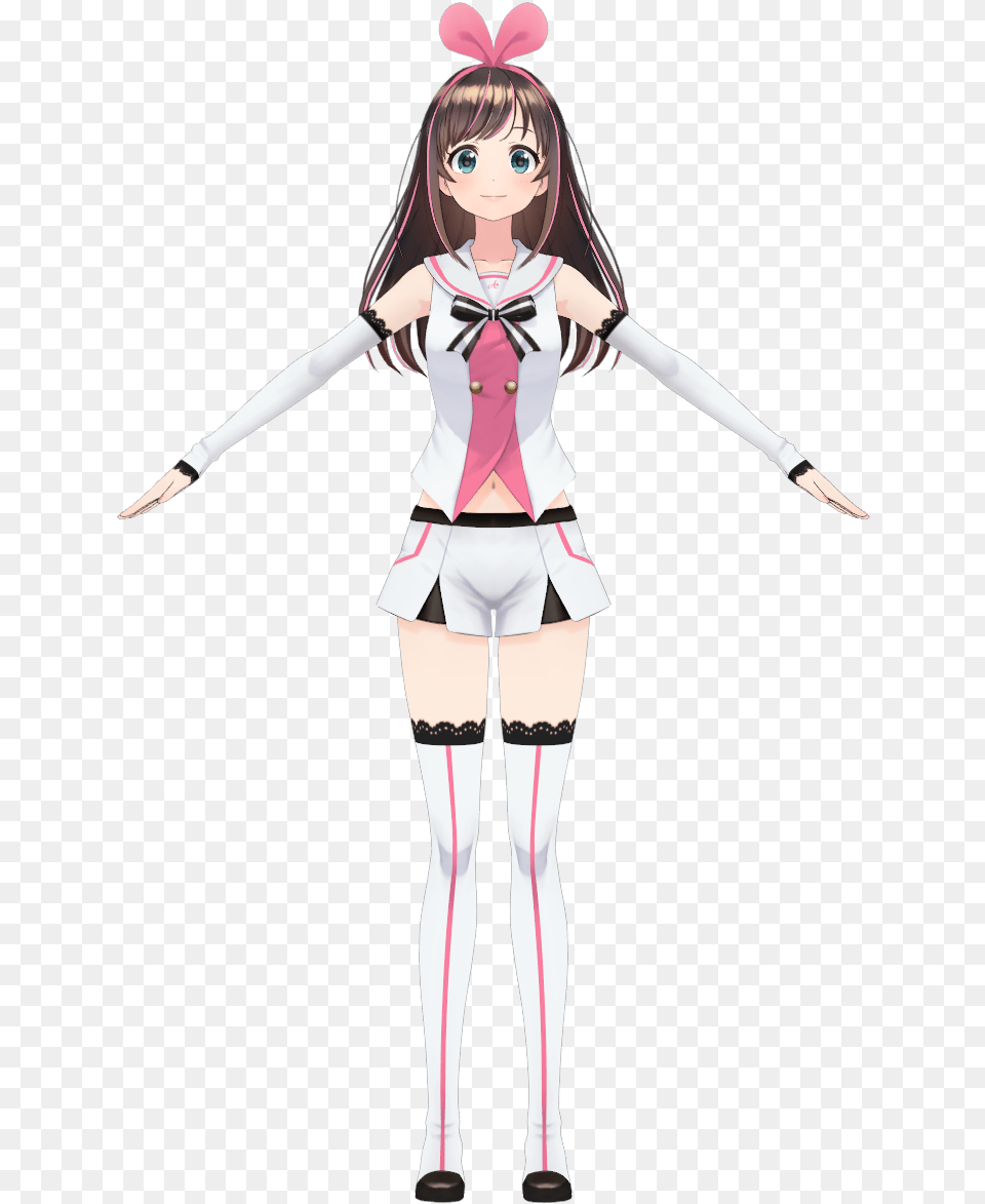 Kizuna Ai Mmd Model Kizuna Ai Mmd Model Dl, Book, Comics, Publication, Person Free Png Download