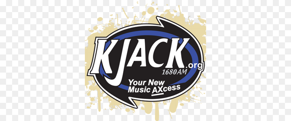 Kjack Radio Kljx Lp, Logo, Sticker, Can, Tin Free Transparent Png