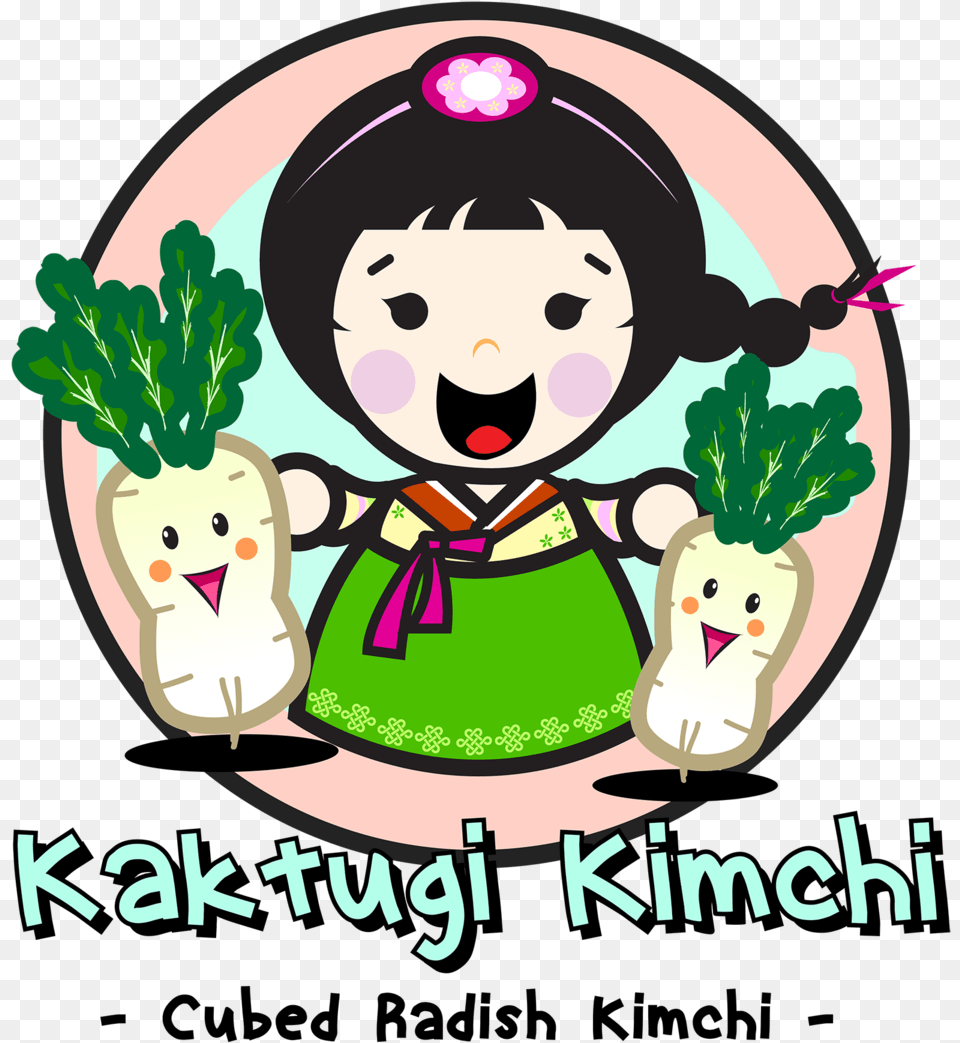 Kkaktugi Kimchi Cartoon, Face, Head, Person, People Free Png Download