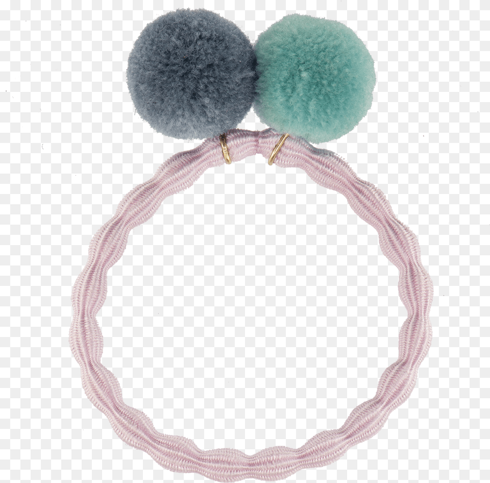 Kknekki Light Pink Hair Tie With Greyblue And Minty Green, Accessories, Bracelet, Jewelry Free Transparent Png