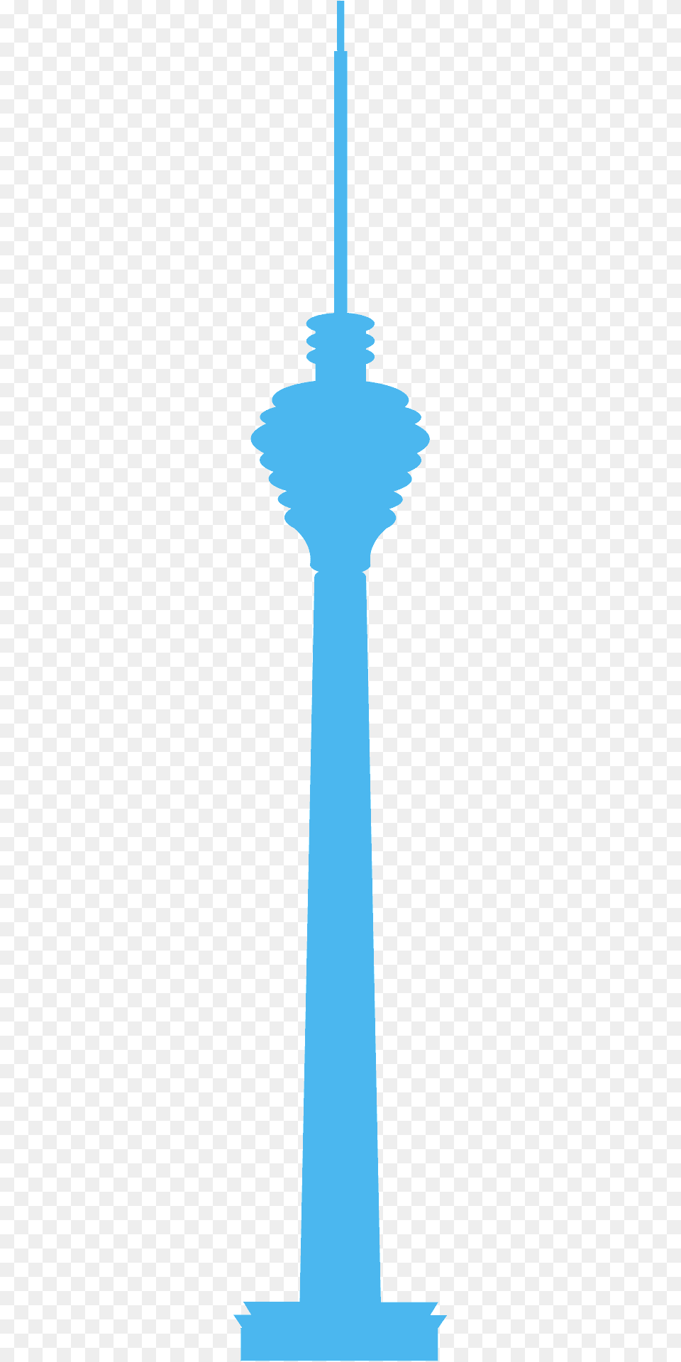 Kl Tower Silhouette, Architecture, Building, Spire, City Png Image