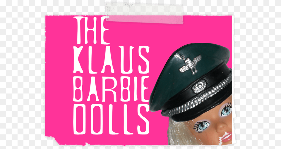 Klaus Barbie Dolls Logo Poster, Figurine, Person, Adult, Female Free Png Download