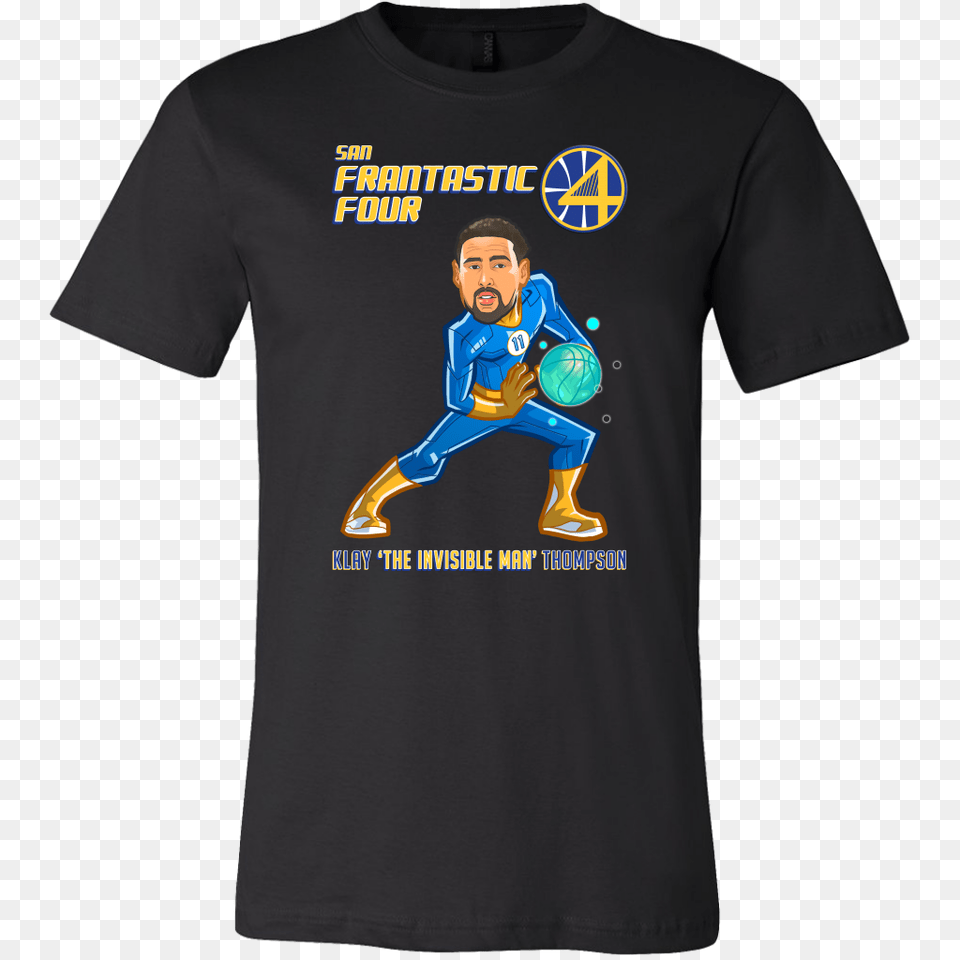 Klay The Invisible Man Thompson T Shirt Tee Wise, Clothing, T-shirt, Adult, Male Png