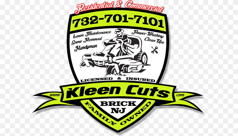 Kleen Cuts Services Tm Logo Brick Nj Illustration, Badge, Symbol, Baby, Person Png