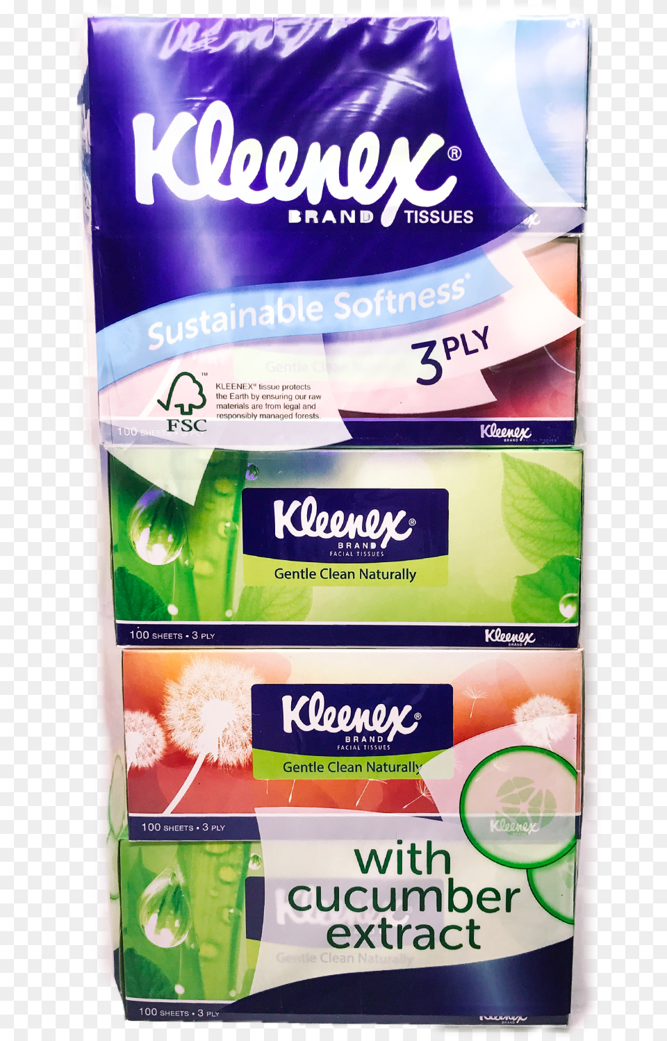 Kleenex Box Tissue 3ply 5x100stitle Kleenex Box Kleenex Free Png Download