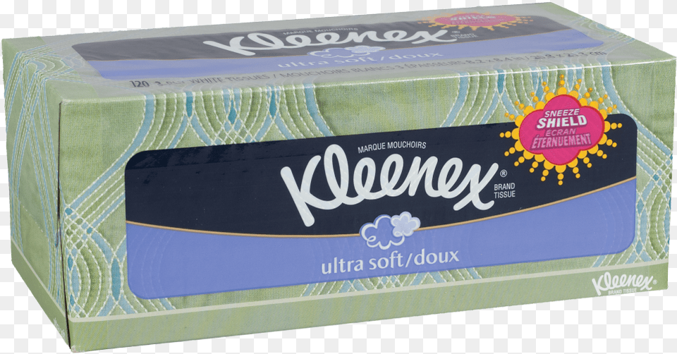 Kleenex Tissues Ultra Soft White 3 Ply 85 Tissues, Box Free Png