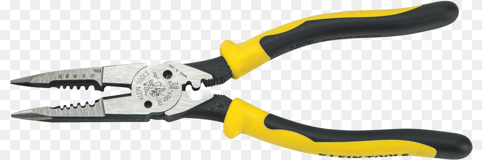 Klein Long Nose Strippers, Device, Pliers, Tool, Blade Free Png