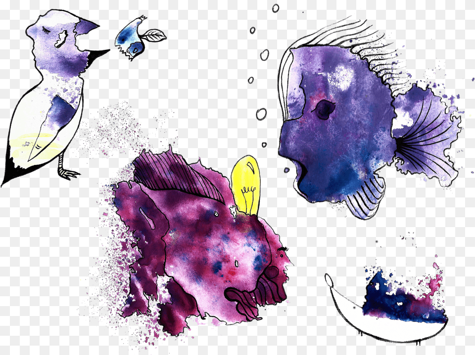 Kleksy I Bazgroy Illustration Mioduszewska Illustration, Purple, Art, Graphics, Face Png