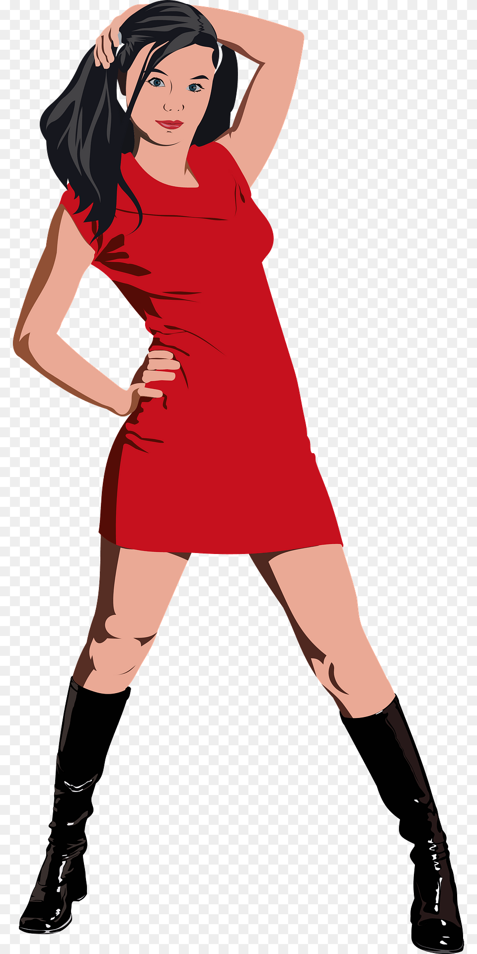 Kleofia Clipart, Clothing, Dress, Adult, Thigh Png Image