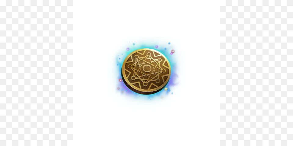 Kleptomancy Rune Circle, Gold, Accessories, Disk Free Transparent Png