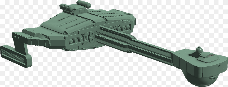 Klingon D7 K Tinga Class Battlecruiser Klingon Battle Cruiser On Firearm, Gun, Rifle, Weapon Free Transparent Png