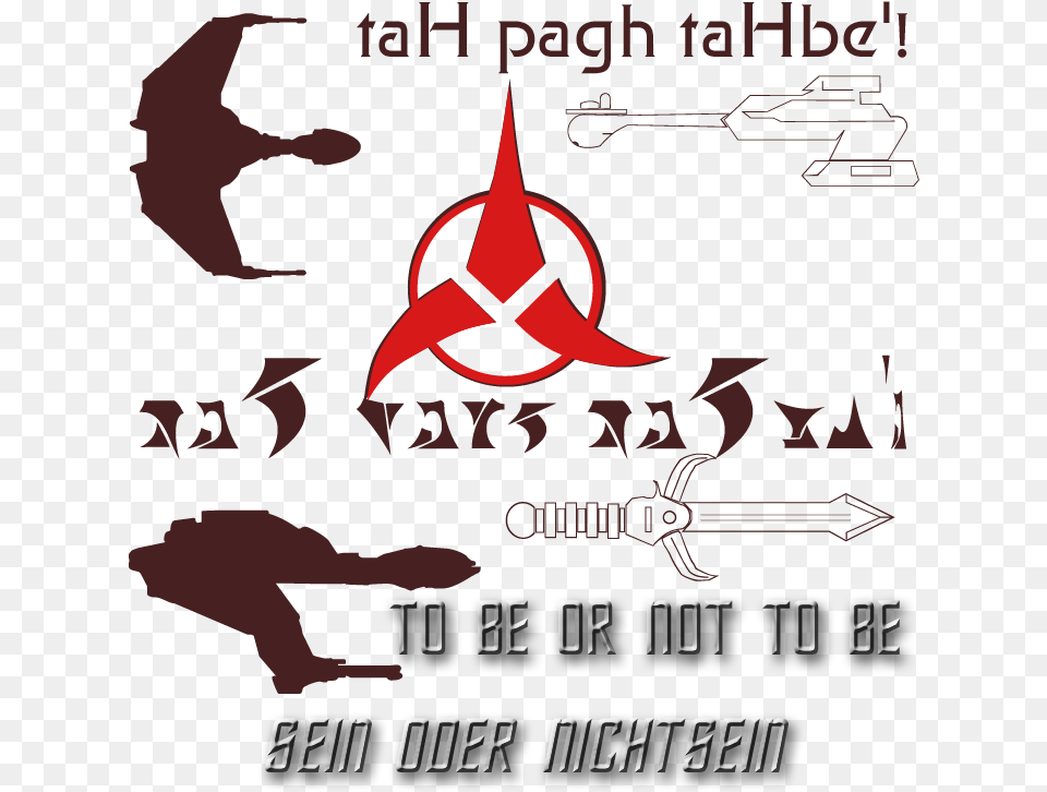Klingon Sein Oder Nichtsein Klingon, Advertisement, Poster, Person, Face Free Png Download