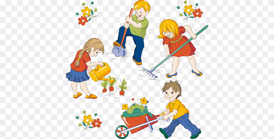 Klipart Children Garden, Baby, Cleaning, Person, Boy Png