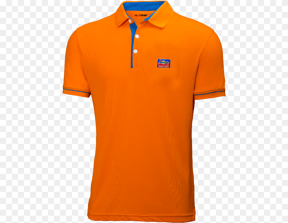 Klothfine Race Polo T Shirt Orange Polo Shirt, Clothing, T-shirt, Jersey Free Png