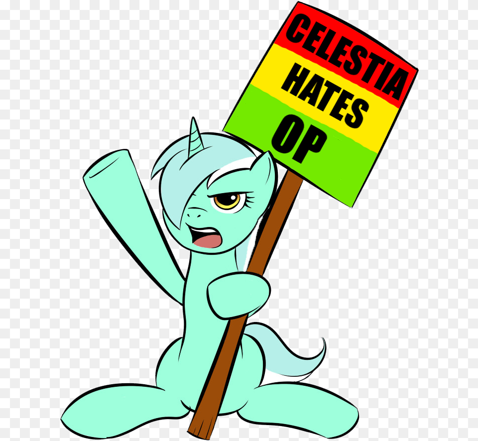 Kloudmutt Lyra Heartstrings Op Op Is A Faggot Protest Cartoon, Book, Comics, Publication, Cleaning Png Image