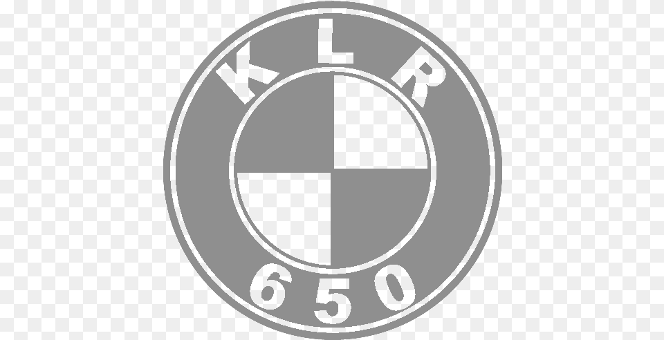 Klr 650 Round Decal Bmw Spoof Vertical, Emblem, Symbol, Logo, Ammunition Png
