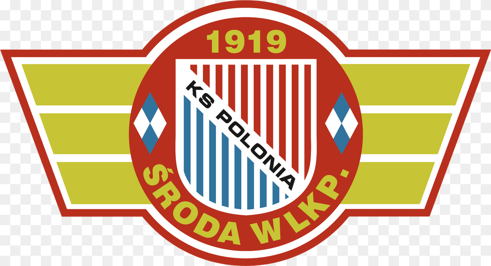 Klub Sportowy Polonia Sroda Circle, Badge, Logo, Symbol, Emblem Free Png Download