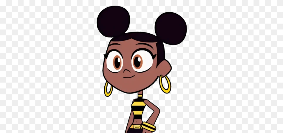 Kludi Bumble Bee From Teen Titans Go, Cartoon, Baby, Person, Face Free Png Download