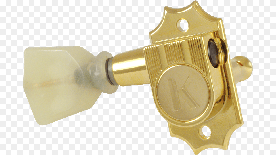 Kluson Revolution G Mount Pearloid Button 3side Brass, Appliance, Blow Dryer, Device, Electrical Device Free Png