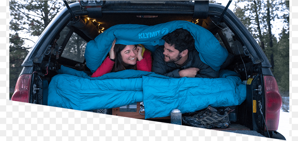 Klymit Down Double Sleeping Bag 30 2 Person Bag Personal Luxury Car, Home Decor, Cushion, Vehicle, Transportation Free Transparent Png