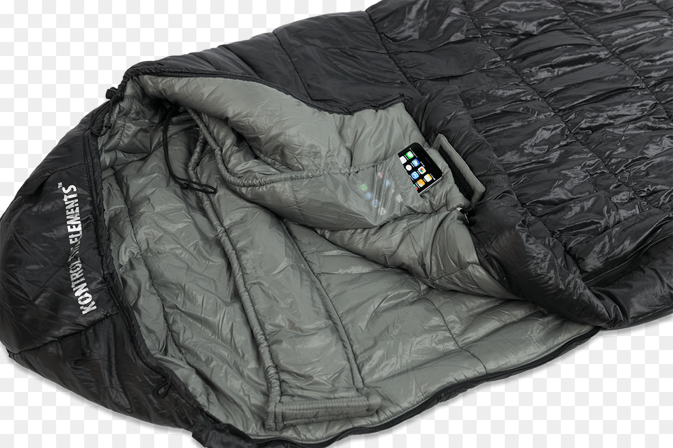 Klymit Ksb 0 Synthetic Sleeping Bag Black, Clothing, Coat, Jacket, Vest Free Png Download