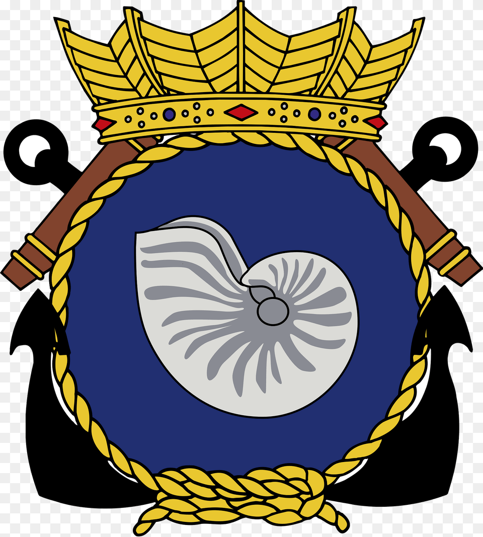 Km Nautilus A853 Clipart, Symbol, Emblem, Logo Png Image