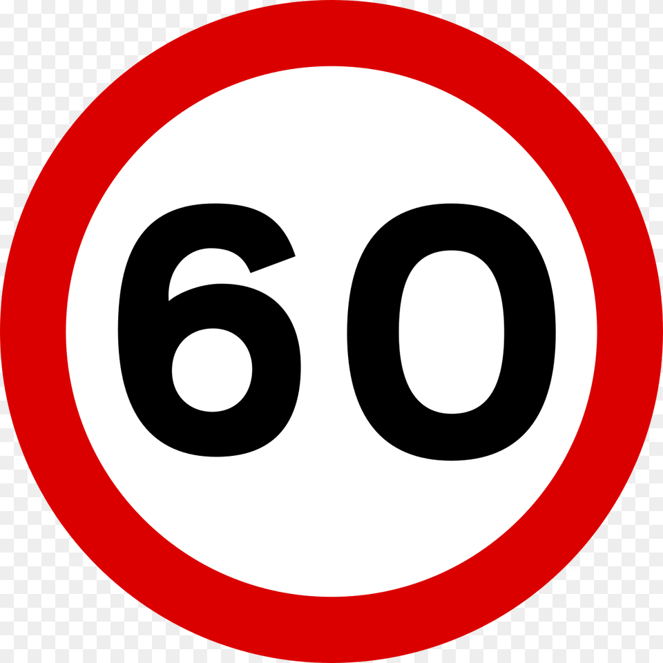 Km Speed Limit Signs, Sign, Symbol, Road Sign, Text Free Transparent Png