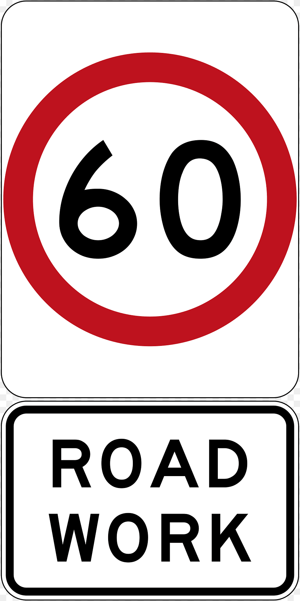 Kmh Roadwork Speed Limit Clipart, Sign, Symbol, Road Sign Free Png Download