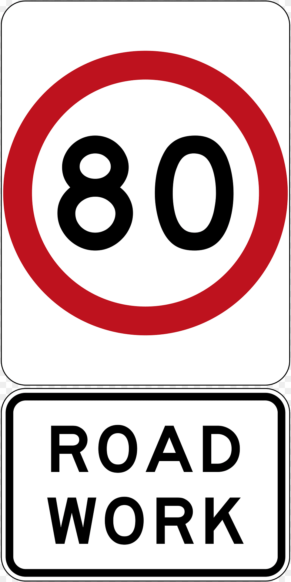 Kmh Roadwork Speed Limit Clipart, Sign, Symbol, Road Sign, Text Png