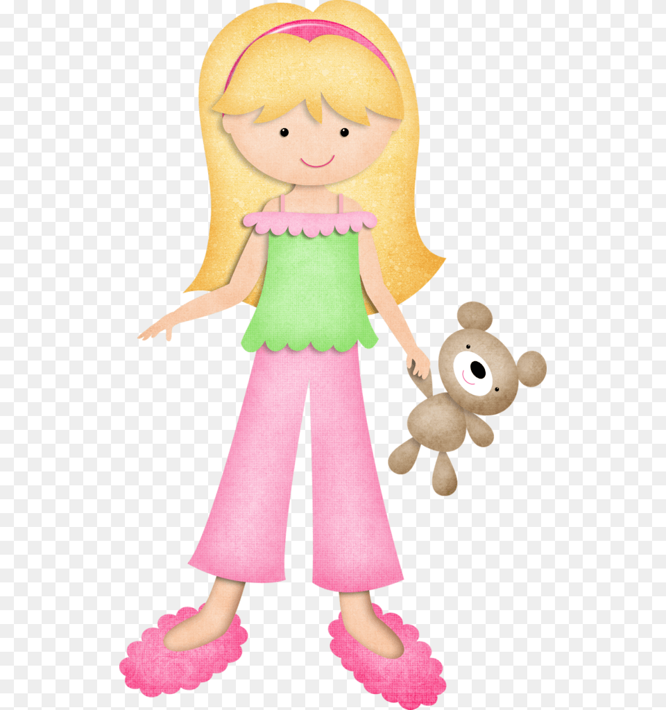 Kmill Blondegirl De Palitos Pajama, Baby, Person, Doll, Toy Free Png Download